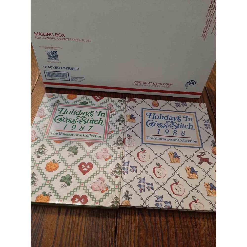 1988 1989 Holidays in Cross Stitch Vanessa Ann Collection Books Patterns